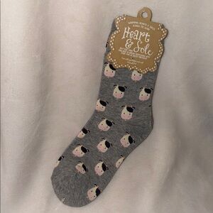 Heart & Sole Cow Socks